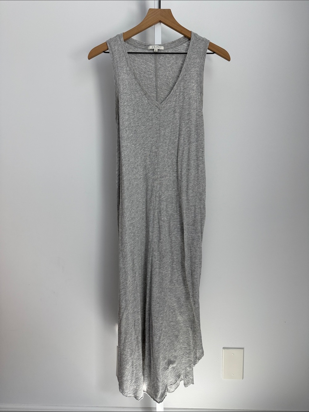 Z Supply gray Reverie dress sleeveless V-neck small